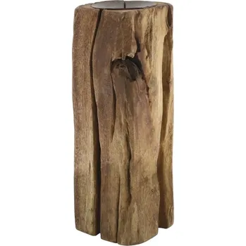 Svícen Dřevěný válcový svícen Grimaud Unit M - 13*10*28 cm