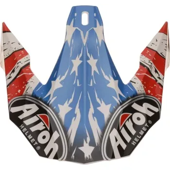 Helma na motorku Náhradní štít pro přilby TWIST Leader, AIROH (bílá/černá/červená)