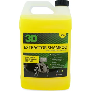 Čistič plastových dílů 3D Extractor Shampoo – šampon na čištění koberců a látek pro tepovače 3800 ml