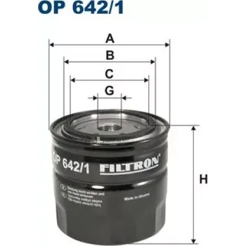 Filtr do auta FILTRON Olejový filtr OP 642/1