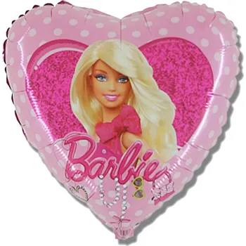 Grabo Foliový balonek Barbie srdce 46 cm