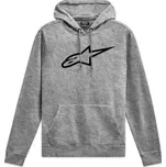mikina AGELESS HOODIE 3, ALPINESTARS (šedá/černá, vel. M)