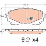 TRW Sada brzdových doštiček GDB3580
