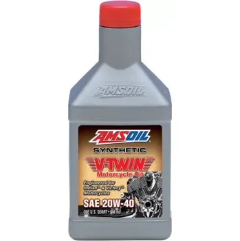 Motorový olej AMSOIL 20W-40 Synthetic V-Twin Motorcycle Oil 1 Quart / 946ML