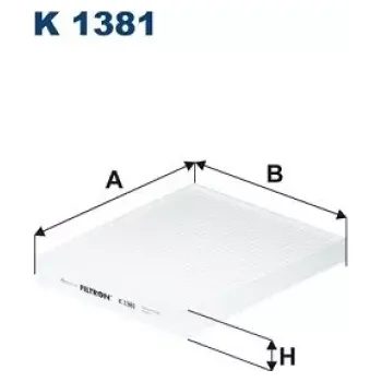 Kabinový filtr FILTRON Kabinový filtr K 1381