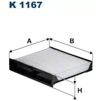 Kabinový filtr FILTRON Kabinový filtr K 1167