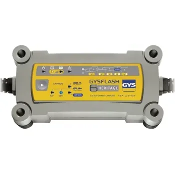 Nabíječka autobaterie GYS FLASH NABÍJEČKA 6A HERITAGE, 6/12 V, 1.2-125 AH, 6 A