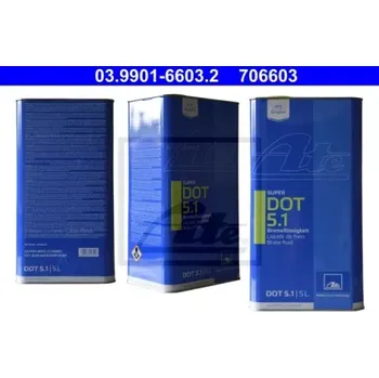 Brzdová kapalina ATE brzdová kapalina SUPER DOT 5.1 5L