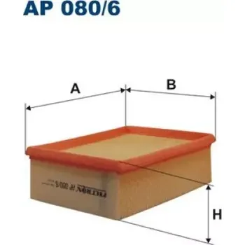 Vzduchový filtr FILTRON Vzduchový filtr AP 080/6