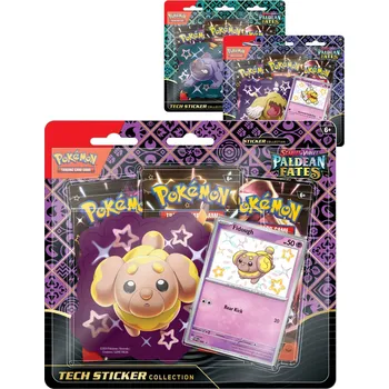 Sběratelská karetní hra Pokémon TCG Scarlet & Violet Paldean Fates Tech Sticker Collection mix motivů