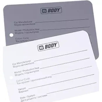 HB BODY kovový testovací plech Šedý