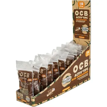 Cigaretový filtr OCB Virgin Activ Tips 7mm, Limited Edition, 50ks