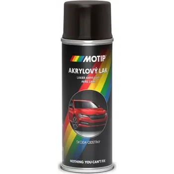 Silikonový sprej MOTIP Škoda černá lesklá 200ml