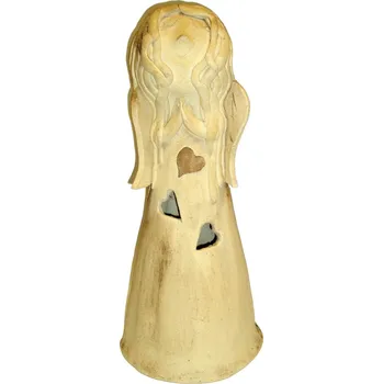 Květináč Andělka světlá srdíčková