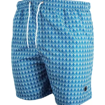 Pánské plavky Koupací šortky - plavky (geometrický vzor) - v nadměrné velikosti 4224
