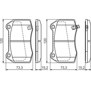 Brzdová destička BOSCH Sada brzd. oblož., Bubn. brzda 0 986 494 310