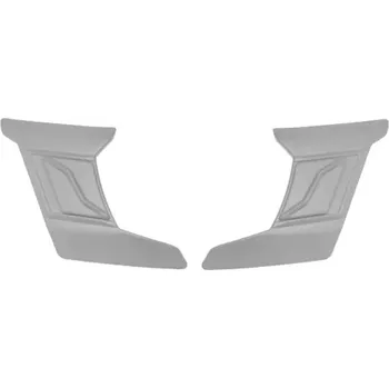 Motodoplněk Čelní kryty horní ventilace pro přilby cyklón, CASSIDA - ČR (bílá perleť, pár)