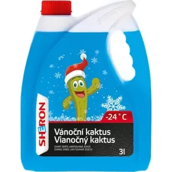 Náplň do chladiče a ostřikovače SHERON Zimní podložka do auta -22 °C Cactus 3L