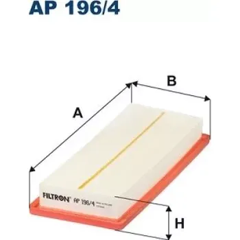 Vzduchový filtr FILTRON Vzduchový filtr AP 196/4