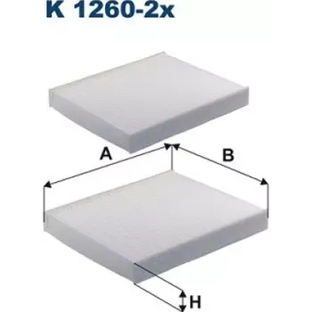 Kabinový filtr FILTRON Kabinový filtr K 1260-2x