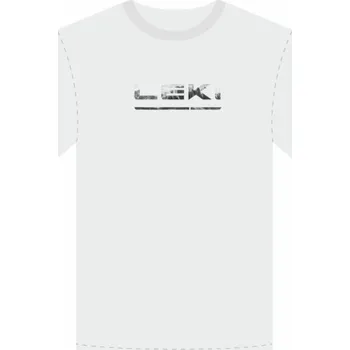 Trekingová hůl Tričko Leki LE s LOGEM LEKI bílo-černé L