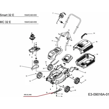 Sekačka Nůž MTD 32cm