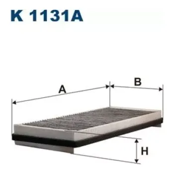 Kabinový filtr FILTRON Kabinový filtr K 1131A