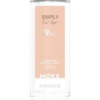 Mexx Simply For Her New deodorant s rozprašovačem pro ženy 75 ml