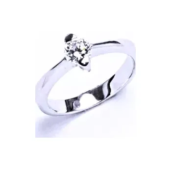 Prsten Stříbrný prsten čirý zirkon - VR113 (Stříbrný prsten se zirkonem)