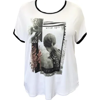 Dámská halenka Halenka s krátkým spadlým rukávem - v nadměrné velikosti 1987