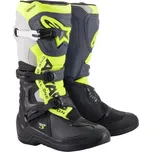 boty TECH 3, ALPINESTARS (černá/šedá/žlutá fluo, vel. 43)