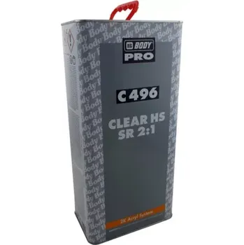 Autolak HB BODY 496 HS 2:1 SR akrylový lak 5L