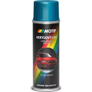 Silikonový sprej MOTIP Škoda modrá ledová metalická 200ml