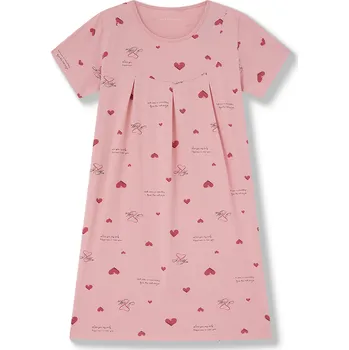 Dámská noční košile Dámská noční košile - Wolf D2534, lososová Barva: Lososová, Velikost: S