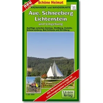 Doktor Barthel Karte Aue, Schneeberg, Lichtenstein und Umgebung