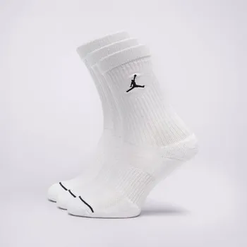 Pánské ponožky Jordan Ponožky U J Everyday Cush Poly Crew 3Pr Bílá 42-46