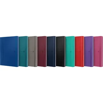 Sešit Zápisník Oxford Signature B5, 80 listů, čtvereček, mix 10 barev