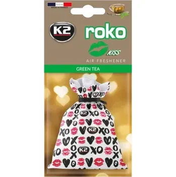 Vůně do auta K2 ROKO KISS GREEN TEA - osvěžovač vzduchu 25G