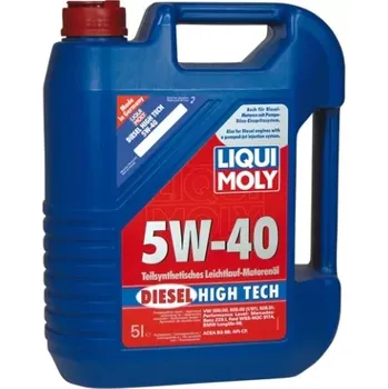 Motorový olej LIQUI MOLY 1332 DIESEL HIGH TECH 5W-40 - 5L