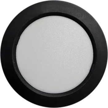 LED panel Q-54M LED panel 6W 660lm 4000K černý - kruhový přisazený Qtec