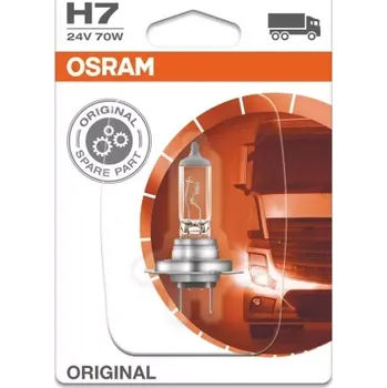 Autožárovka OSRAM H7 Blister-01 - vyfázované 24V 70W PX26d