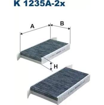 Kabinový filtr FILTRON Kabinový filtr K 1235A-2x