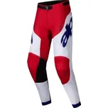 kalhoty RACER VEIL, ALPINESTARS (červená/bílá, vel. 36)