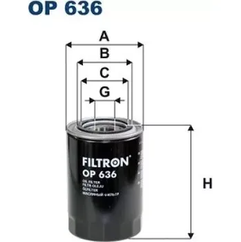 Olejový filtr FILTRON Olejový filtr OP 636