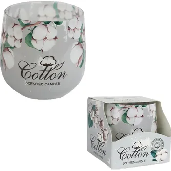 Svíčka Svíčka vonná ve skle COTTON 100g G