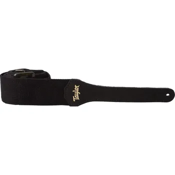 Kytarový popruh Taylor Cotton Strap Black + prodloužená záruka 3 roky