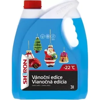 Náplň do chladiče a ostřikovače SHERON Zimní ostřikovače skořicové -22 °C 3L