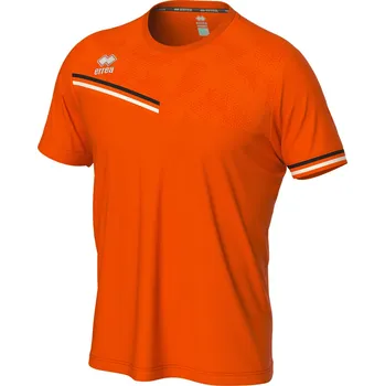 ERREA´ ERREA EVAN Tréninkové triko BARVA: oranžová - černá - bílá, Velikost: M Udržitelné tréninkové triko z recyklovaných vláken s moderním designem