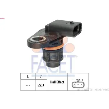 Čidlo automobilu Snímač, poloha vačkového hřídele FACET 9.0856