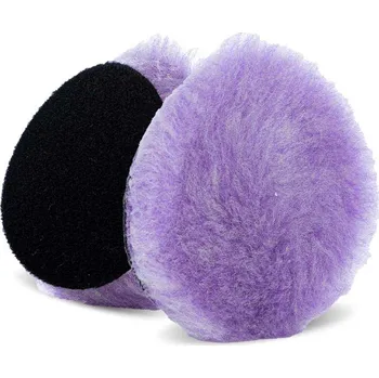 Lake Country Purple Foamed Wool - leštící kotouč z vlny impregnovaný pěnou 89 mm